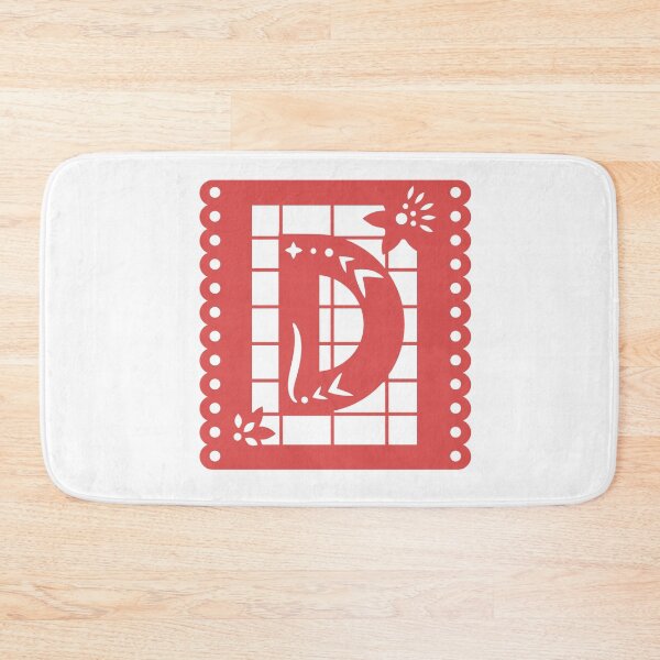 Item preview, Art Nouveau Letter D, Papel Picado, Ornamental Letter D, Mexican Art designed and sold by PROMEN Creativity.