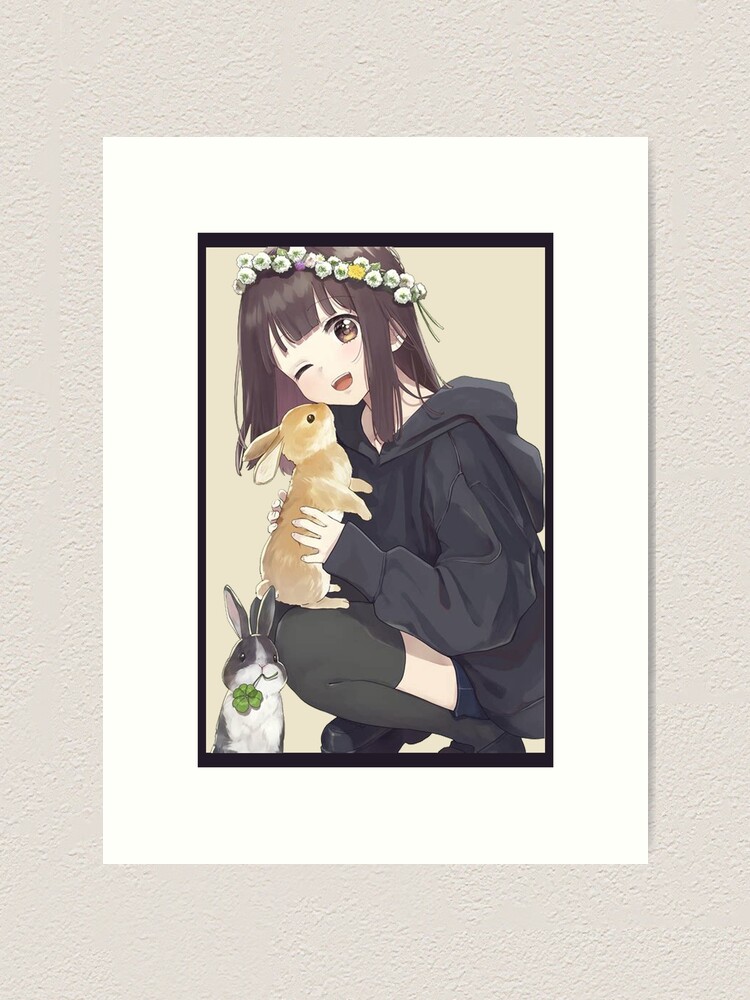 Cute girl menhera kurumi Art Board Print for Sale by Julia-Jeon