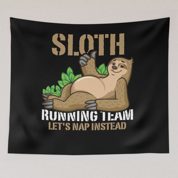 Item preview, sloth runing team let's nap insted designed and sold by Fislux.