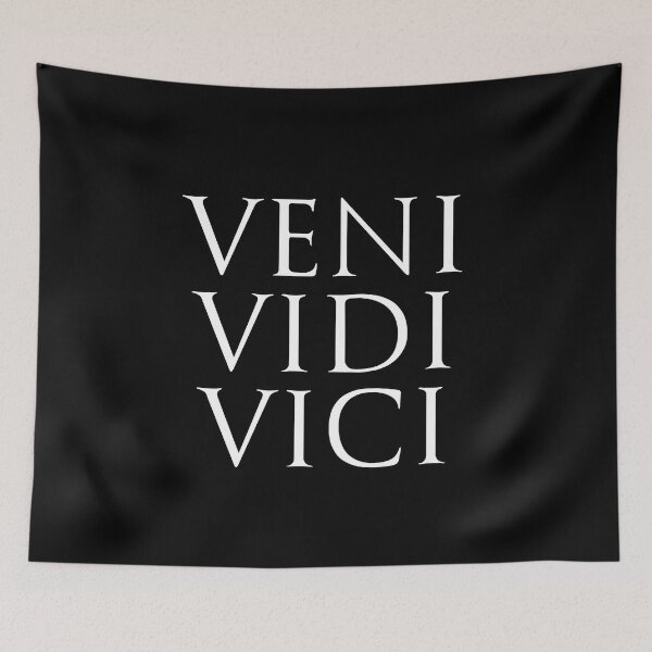 Item preview, Veni Vidi Vici - I Came I Saw I Conquered, Latin Quote designed and sold by DreamyAcademia.