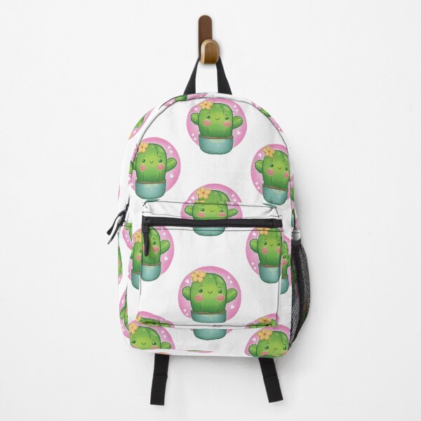 Item preview, Cute and Kawaii Cactus with flower circle Background designed and sold by NightGleam.