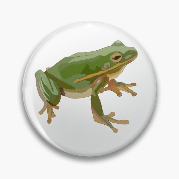 Item preview, Realistic Green Tree Frog / rainforest animal / ribbit / frogger  designed and sold by roleydesigns.