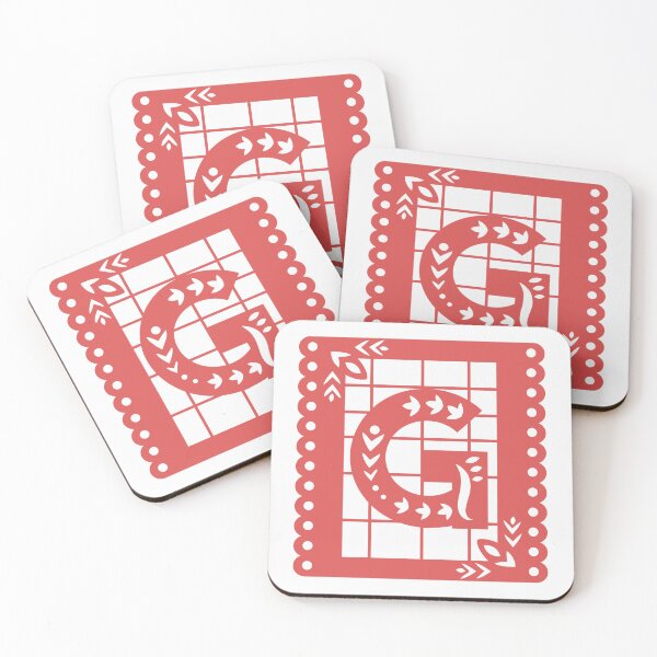 Item preview, Art Nouveau Letter G, Papel Picado, Ornamental Letter G, Mexican Art designed and sold by PROMEN Creativity.