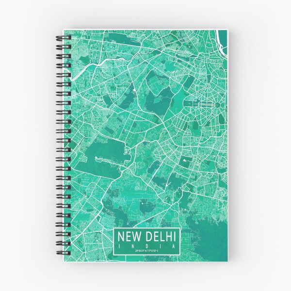 Item preview, New Delhi City Map of India - Watercolor designed and sold by deMAP.