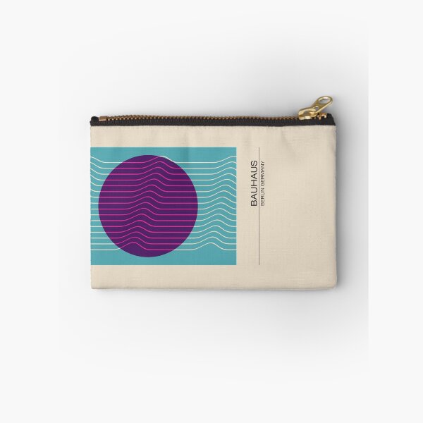 Item preview, Bauhaus - Retro / Art Deco architecture discipline from Berlin, Germany - Available in posters, etc - Wavy Purple & Green designed and sold by ArcFoundationCo.
