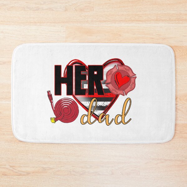 Item preview, HERO FIRE FIGHTER DAD designed and sold by OverbeeDesigns.