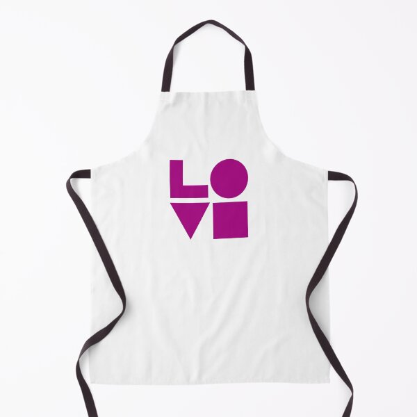Item preview, LOVE GEOMTERIC SHAPES pink designed and sold by Inspirationmotivation.