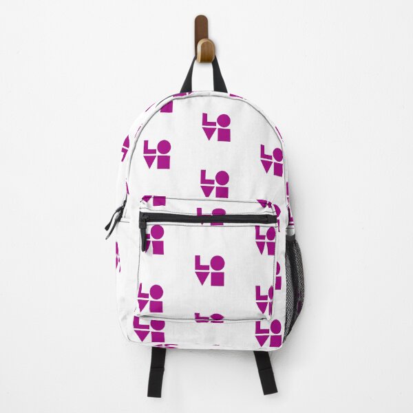 Item preview, LOVE GEOMTERIC SHAPES pink designed and sold by Inspirationmotivation.