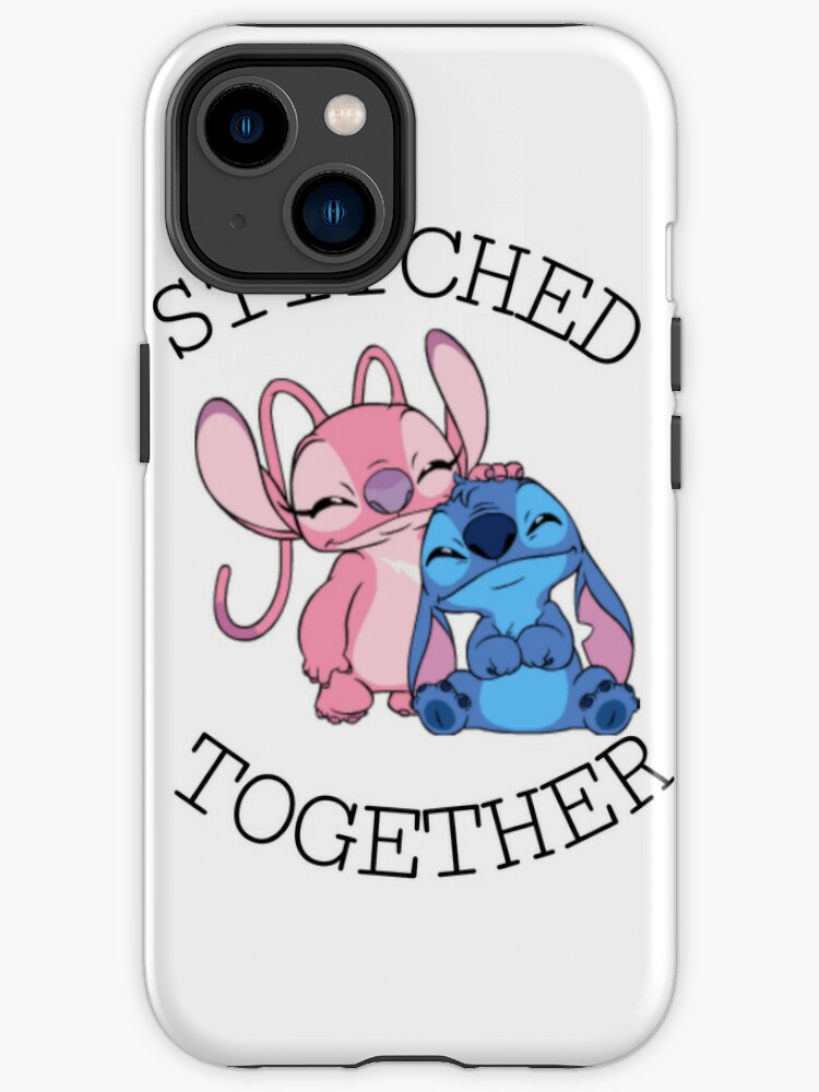 Coque iPhone for Sale avec l'œuvre « Stitch et Angel » de l