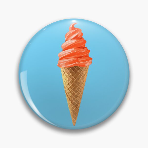 Item preview, Orange Sherbet Soft Serve Ice Cream Cone designed and sold by Deborah Camp.
