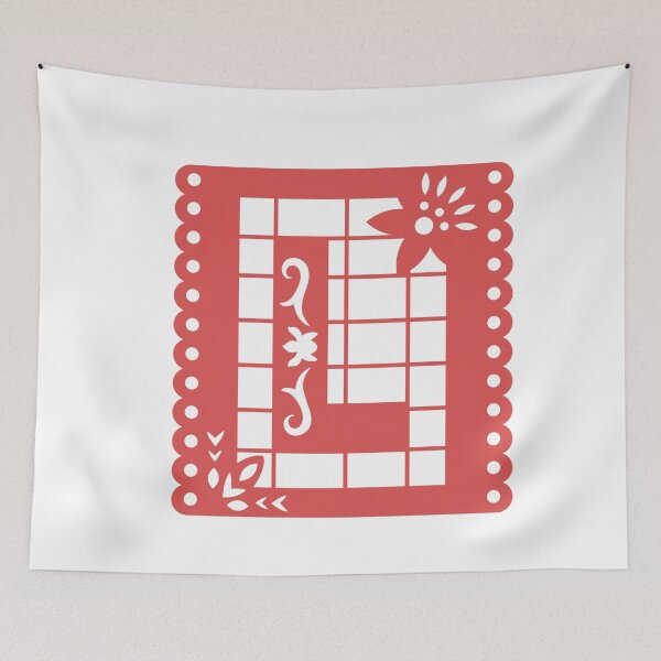 Item preview, Art Nouveau Letter L, Papel Picado, Ornamental Letter L, Mexican Art designed and sold by PROMEN Creativity.