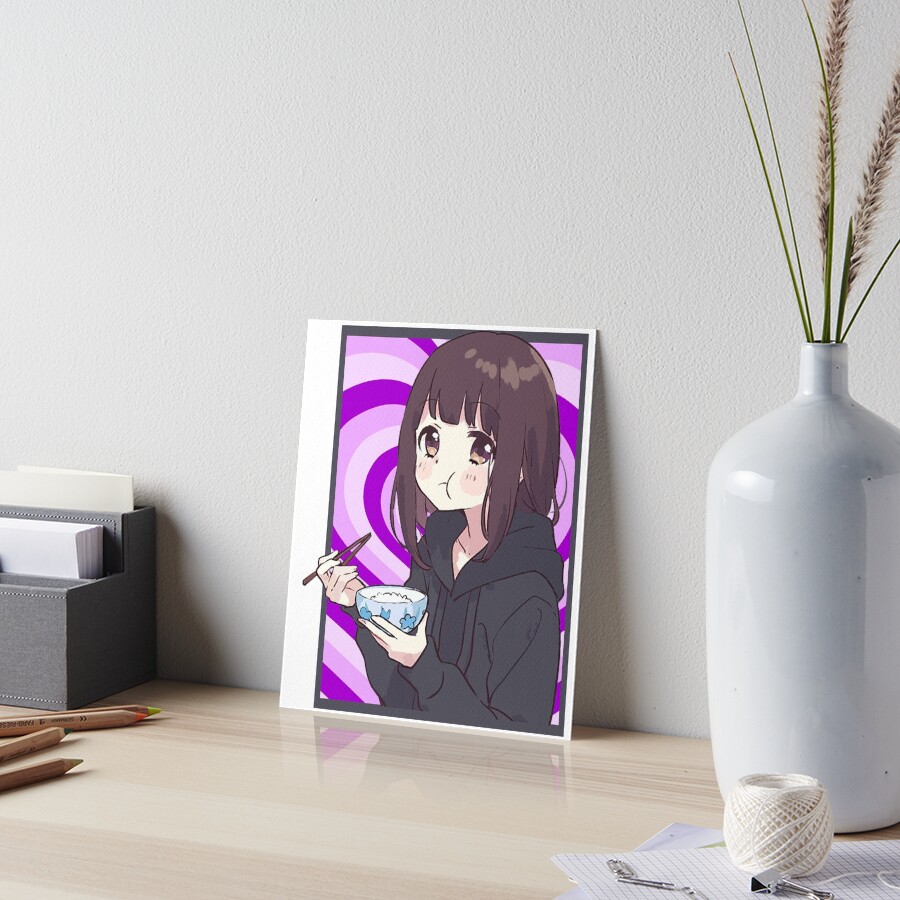 Cute girl menhera kurumi | Art Board Print