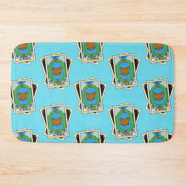 Item preview, TAROT CARDS DECK | THE WORLD. | FORTUNE CAT designed and sold by FalconLifeStore.
