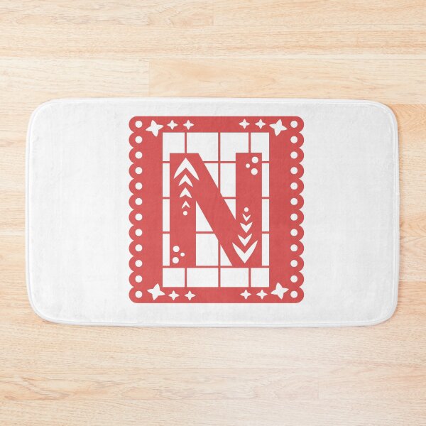 Item preview, Art Nouveau Letter N, Papel Picado, Ornamental Letter N, Mexican Art designed and sold by PROMEN Creativity.