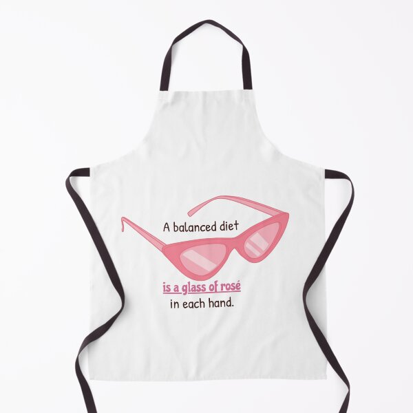 Item preview, A balanced diet is a glass of rosé in each hand. designed and sold by cooldesignsalot.