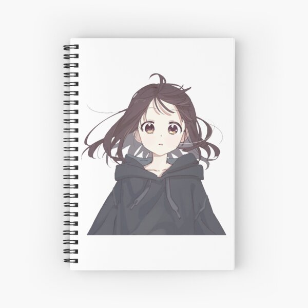 Anime Menhera chan sad why Spiral Notebook for Sale by uisch