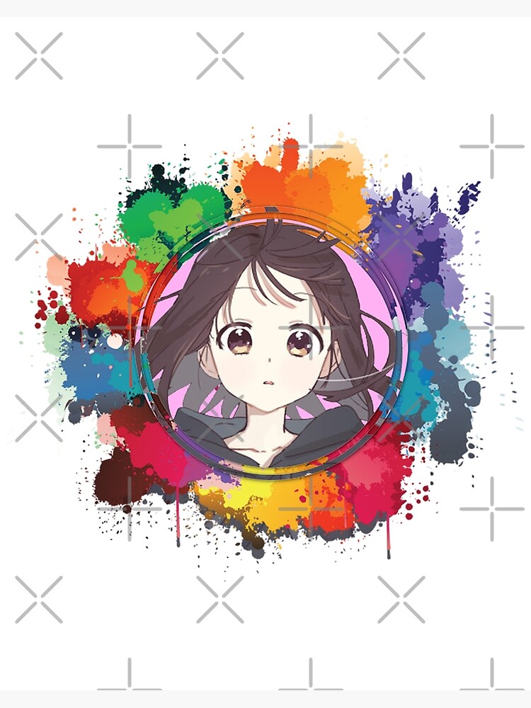 Cute girl menhera kurumi | Art Board Print