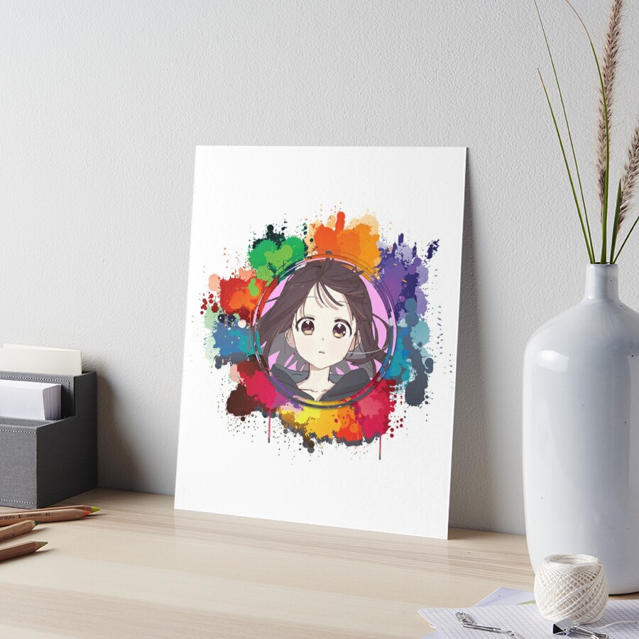 Cute girl menhera kurumi | Art Board Print