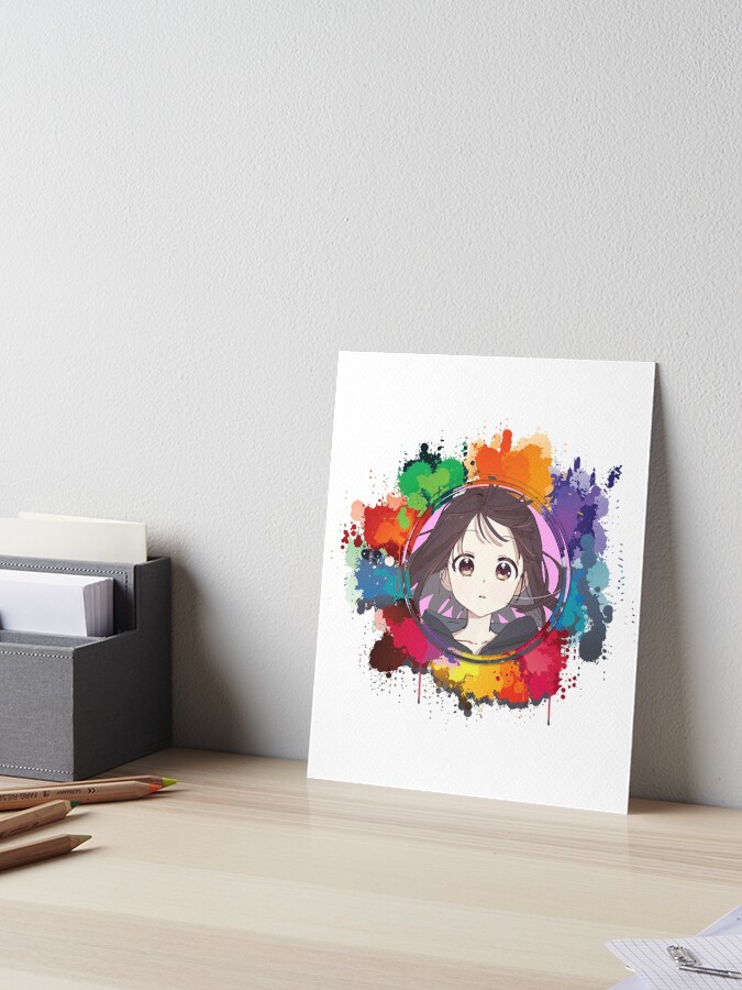 Cute girl menhera kurumi Art Board Print for Sale by Julia-Jeon