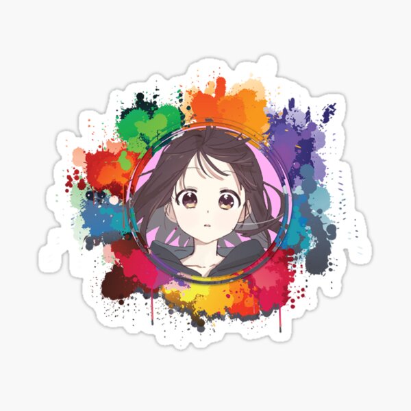 Cute girl menhera kurumi Sticker for Sale by Julia-Jeon