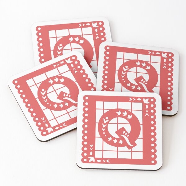 Item preview, Art Nouveau Letter Q, Papel Picado, Ornamental Letter Q, Mexican Art designed and sold by PROMEN Creativity.