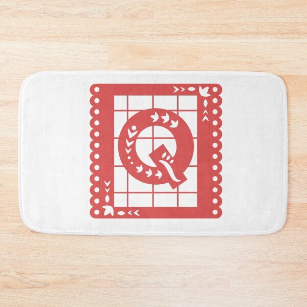 Item preview, Art Nouveau Letter Q, Papel Picado, Ornamental Letter Q, Mexican Art designed and sold by PROMEN Creativity.