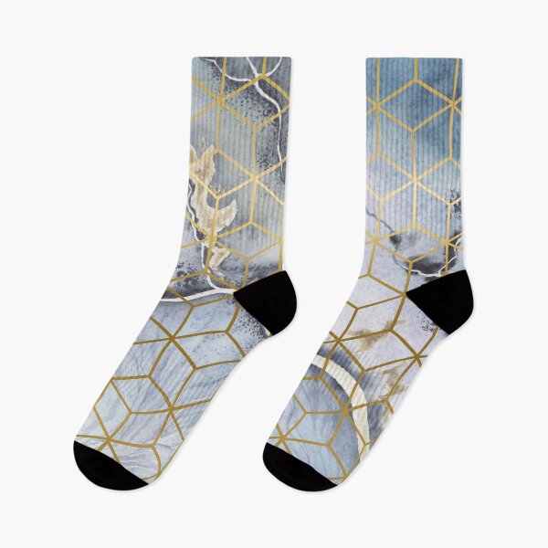 Item preview, MARBLE WATERCOLOR GOLD CUBE v3 designed and sold by lukas69graphic.