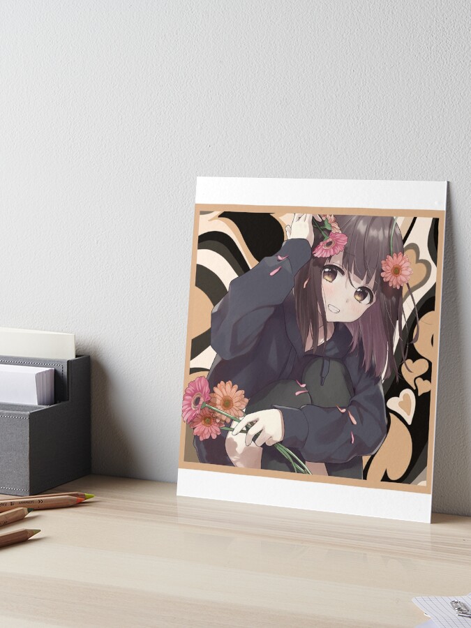 Cute girl menhera kurumi Art Board Print for Sale by Julia-Jeon