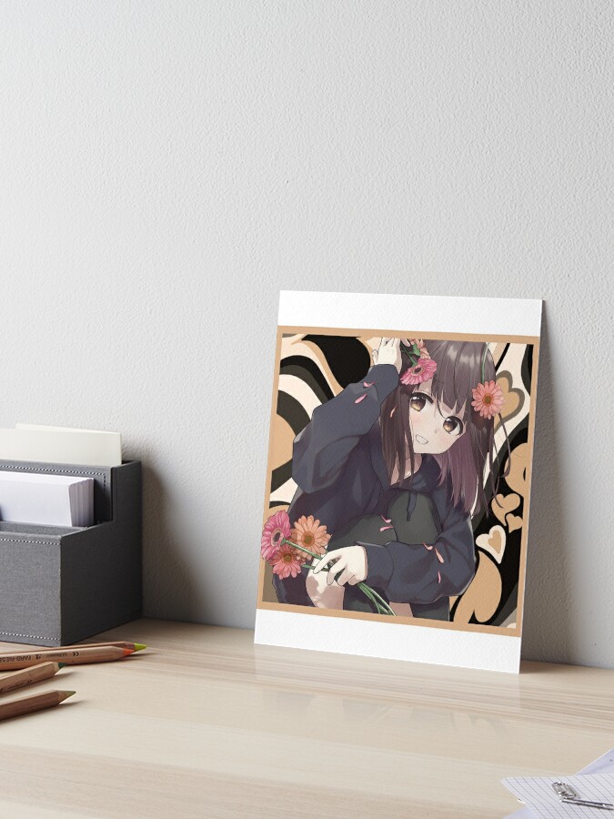 Menhera Kurumi-chyperactive idol girl with a cute chibi cat persona, on a  Neo Venus Ark adventure Art Board Print for Sale by ManaliTen