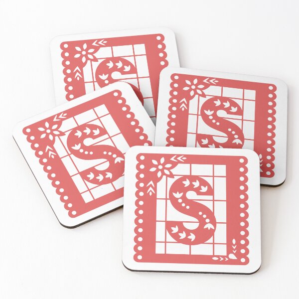 Item preview, Art Nouveau Letter S, Papel Picado, Ornamental Letter S, Mexican Art designed and sold by PROMEN Creativity.