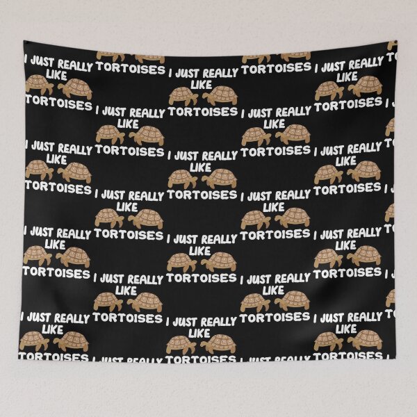 Item preview, I Just Really Like Tortoises designed and sold by TheAnimalZ00.