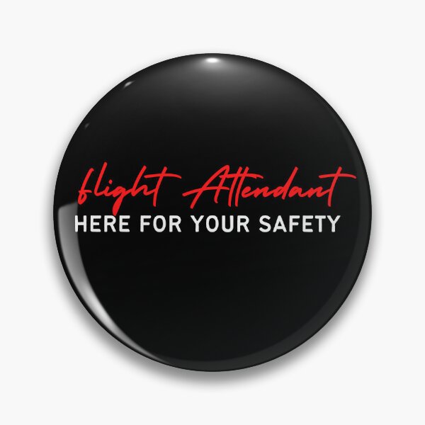 Item preview, Flight Attendant- Here for your Safety designed and sold by Oreo2020 Creations.