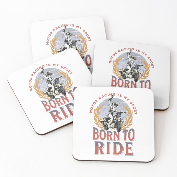 Item preview, Motor Racing Is My Sport Born To Ride For Men Women Bike Girl Funny designed and sold by JooArtPrints  ★★★★★.