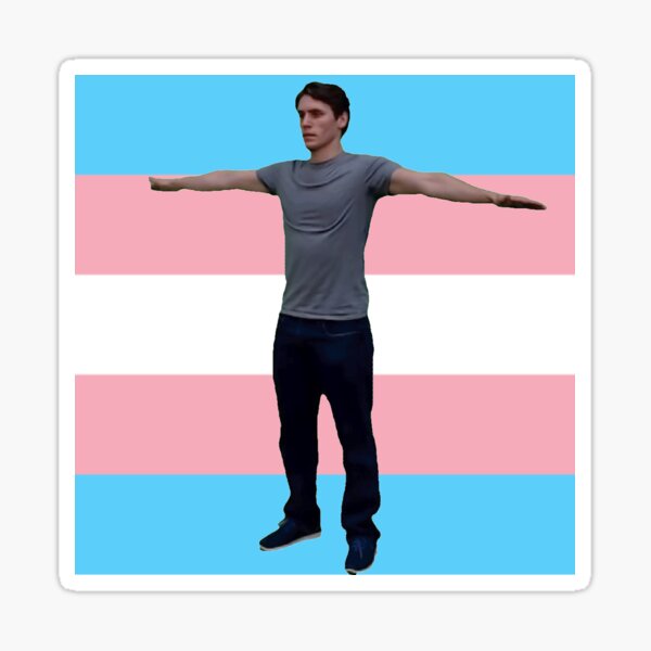 jerma trans pride Sticker