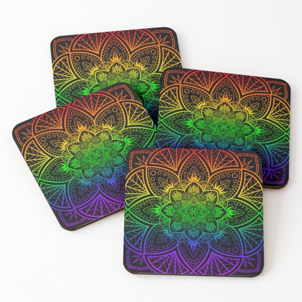 Item preview, Rainbow Mandala  designed and sold by latefines.