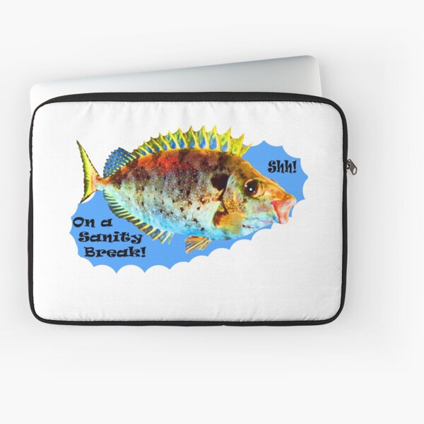 On a Fishing Break Laptop Sleeve