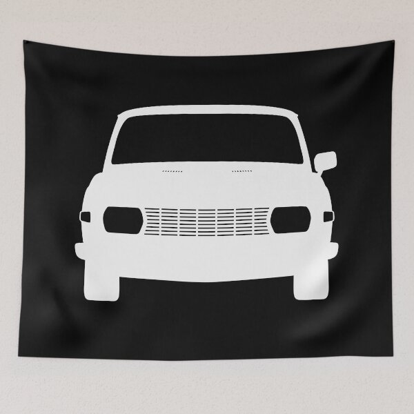 Item preview, Wartburg 353 white silhouette designed and sold by EdimDesign.