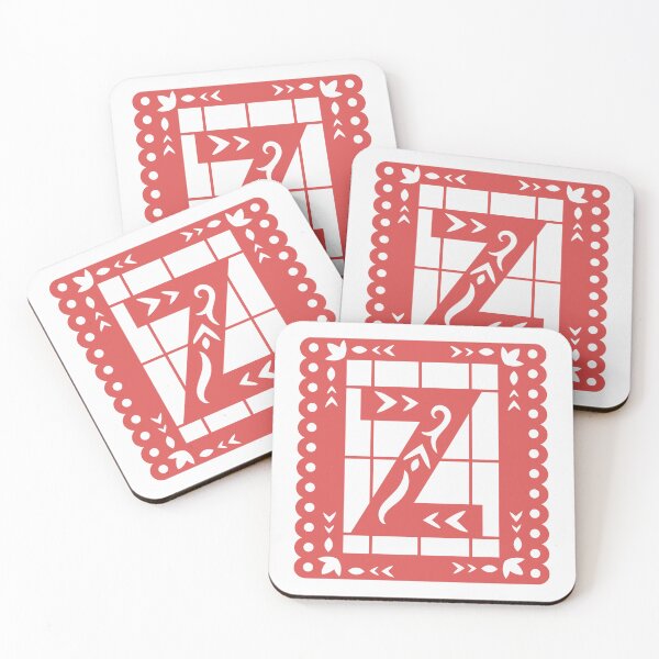 Item preview, Art Nouveau Letter Z, Papel Picado, Ornamental Letter Z, Mexican Art designed and sold by PROMEN Creativity.