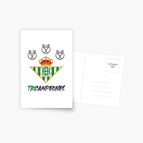 Drapeau De Foot Vintage Officiel Real Betis Balompié, Vainqueur Coupe Du Roi