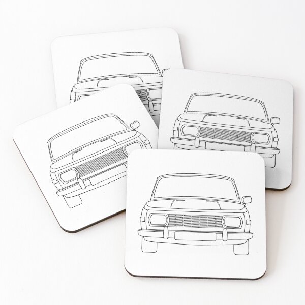 Item preview, Wartburg 353 black lines designed and sold by EdimDesign.