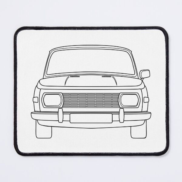 Item preview, Wartburg 353 black lines designed and sold by EdimDesign.