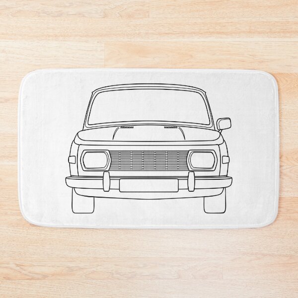 Item preview, Wartburg 353 black lines designed and sold by EdimDesign.