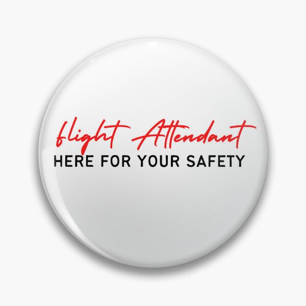 Item preview,  Flight Attendant- Here for your Safety designed and sold by Oreo2020 Creations.