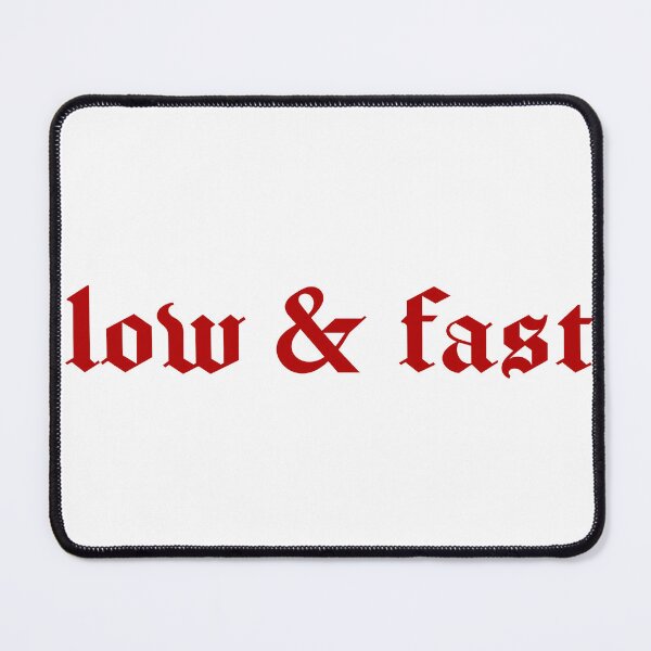 Item preview, Low and Fast designed and sold by Mooostickers.