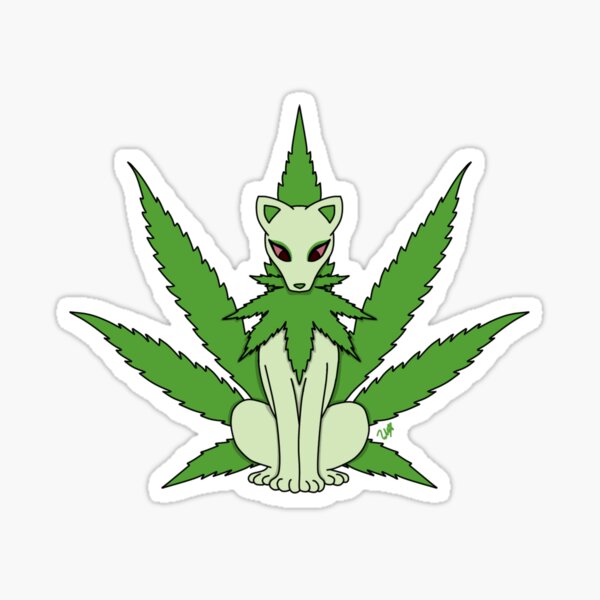 Pokemon Weed Stickers for Sale