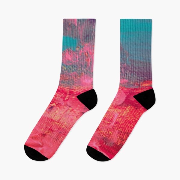 Artikelvorschau, Ein Abstraktes Rosa In Blau Und Rot-Malerei-Bunt entworfen und verkauft von TessAndre.