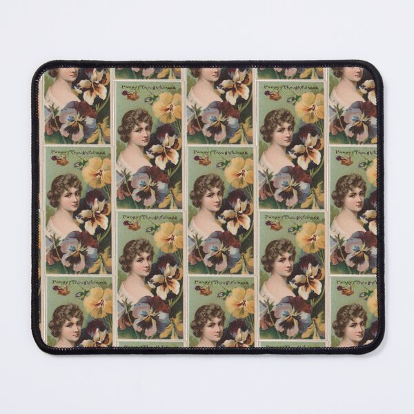 Item preview, Pansy: Thoughtfulness, 1892 | Language of Flowers Trading Card N75 designed and sold by CurrantJam.