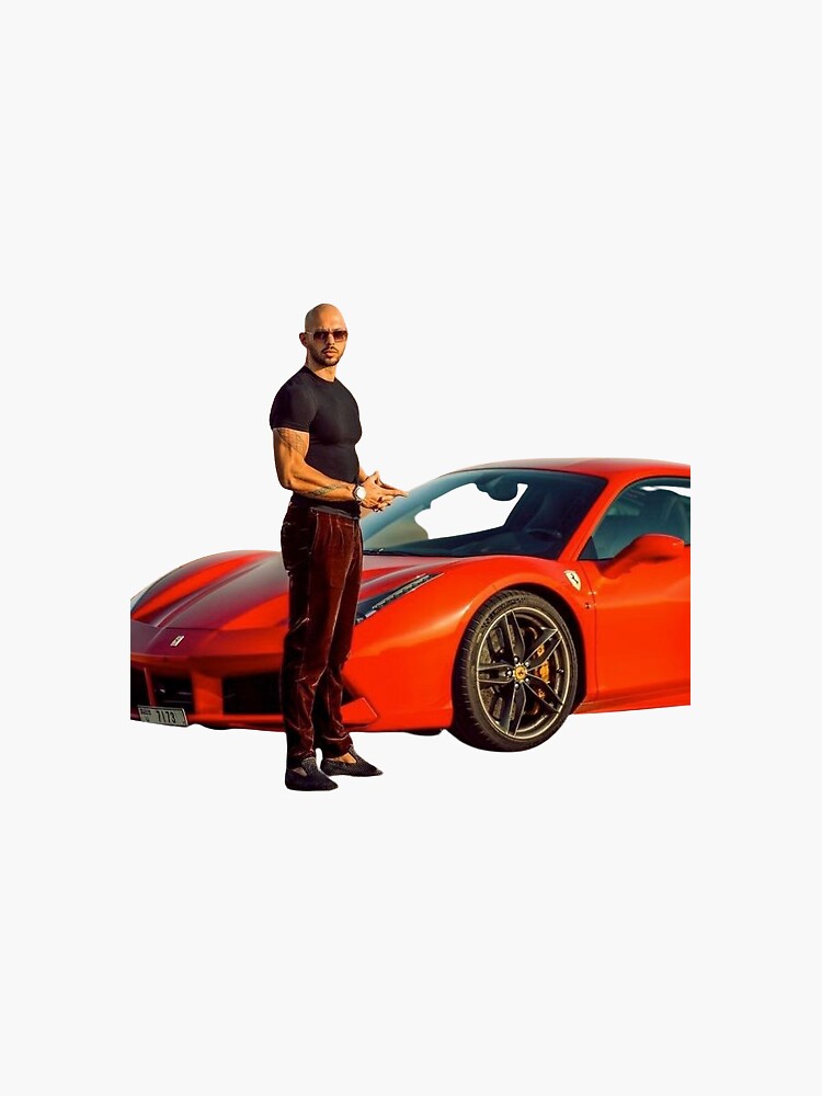 "Andrew Tate" Sticker by V3SOU Redbubble