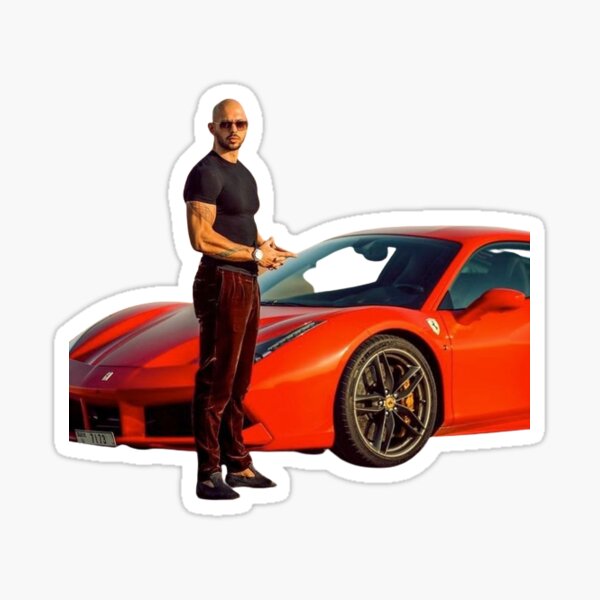 "Andrew Tate" Sticker by V3SOU Redbubble