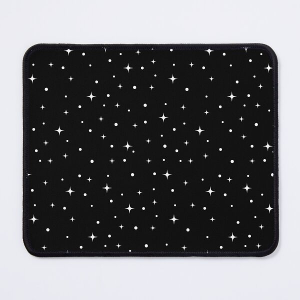 Item preview, Starry Sky Pattern on Black Background designed and sold by Creative Wolf Design.